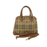 Pre-owned Beige Laer Burberry veske