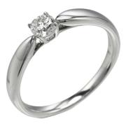 Pre-owned Solv Platinum Tiffany & Co. Ring