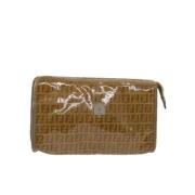 Pre-owned Brunt lerret Fendi Clutch