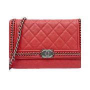 Pre-owned Leather chanel-bags