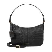 Burkely Cool Colbie Shoulderbag Mellomstor Skinnveske Svart