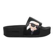 Maxi Slides Ensfarget Lukking Sandaler