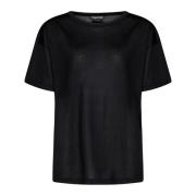 Kvinners t-skjorter av klær; Polos Black Ss23