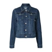 Clair Ls Mid Blue Denim Jacket - Medium Blue Denim