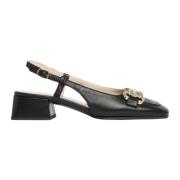 Nancy Svart Slingback Sandal