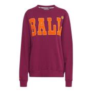 Magenta Brodert Sweatshirt