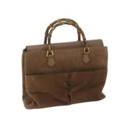 Pre-owned Suede handbags