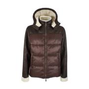 Quiltet Eco Shearling Hettegenser for Menn