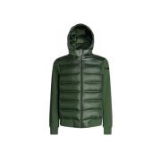 Quiltet Dunjakke, Mil Jacket Military Farge