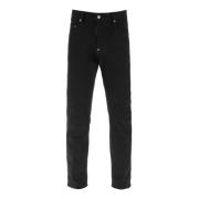 Slim Fit Svarte Jeans