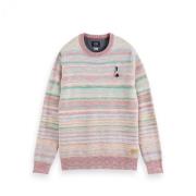 Stripete Crewneck Genser