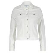 Denimjakke Offwhite Button Jackie