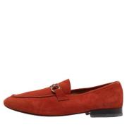 Pre-owned Suede flats