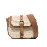 Flettet Skinn Cross Body Veske