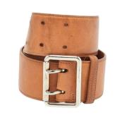 Pre-owned Leather belts