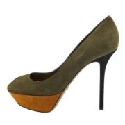 Pre-owned Suede heels