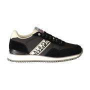 Stilig Svart Polyester Sneaker