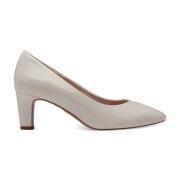 Beige Klassiske Lukkede Pumps