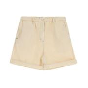 Ecru Bermuda Shorts