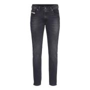 Slim Fit Svart Denim Jeans