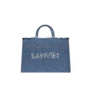 Svart Sequin Tote Bag