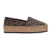 Alex espadrilles med jacquard monogram