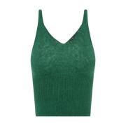 Grønn Alpakka Merino Tank Top