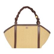 Raffia Medium Tote Veske Butterfly