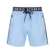 Logo Boxer Badedrakt med Snøring i Midjen