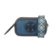 Denim Mini Crossbody Veske