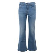 Høy Midje Bootcut Jeans