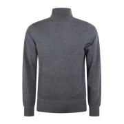 Merino Wool Mock Neck Genser