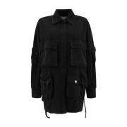 Svart Fern Short Coat