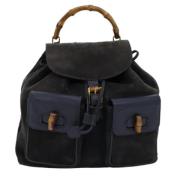 Pre-owned Suede backpacks