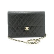 Pre-owned Svart skinn Chanel Flap Bag