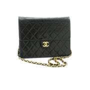 Pre-owned Svart skinn Chanel Flap Bag