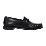 Sort Skinn Loafer Sko Ss22