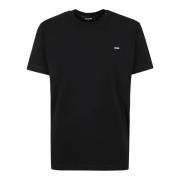 Sort Crew-neck T-skjorte Regular Fit