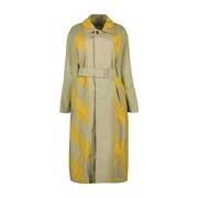 Reversibel Rutete Trenchcoat