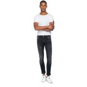 Svart Denim Slim Fit Jeans