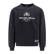 Logo Bomull Sweatshirt Crew-neck Lang Erme