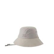 Syntetisk Bucket Hat i Kritt