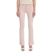 Bootcut Tailorless Farget Luksus Vintage Jeans - Rosa