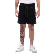 Sort Bomull Regular Fit Shorts