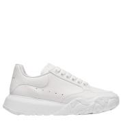 Hvite Skinn Court Sneakers