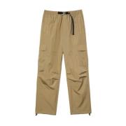 Beige Cargo Bukser Nylon Unisex Komfort