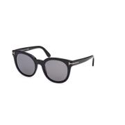 Svart Polarized Solbriller Ft1109