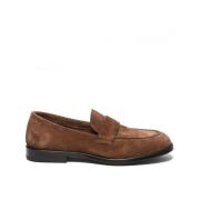 Myke semskede loafers i tan