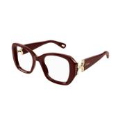 Burgundy Solbriller Modell Ch0239O