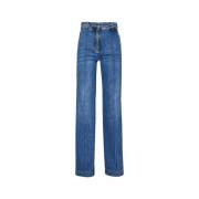 Svart Denim Jeans Trendy Casual Chic